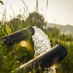 Pump,Pipe,Water,Flow,Equipment,Agriculture,water,From,A,Well,Filled