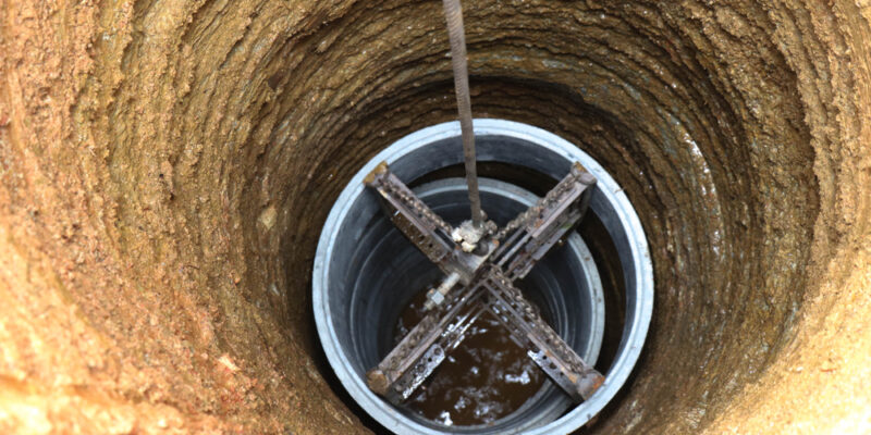 Water,Well,Drilling,,Dig,A,Well,For,Water,,Groundwater,Hole